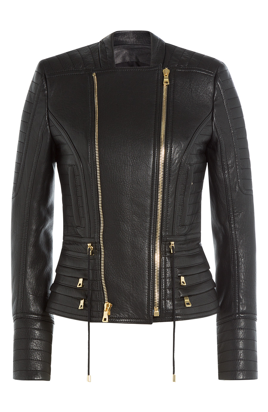 Balmain Leather Jacket | ModeSens