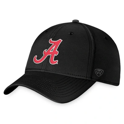 Top Of The World Black Alabama Crimson Tide Reflex Logo Flex Hat