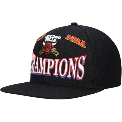 Mitchell & Ness Men's  Black Chicago Bulls Hardwood Classics 1997 Nba Champions Snapback Hat