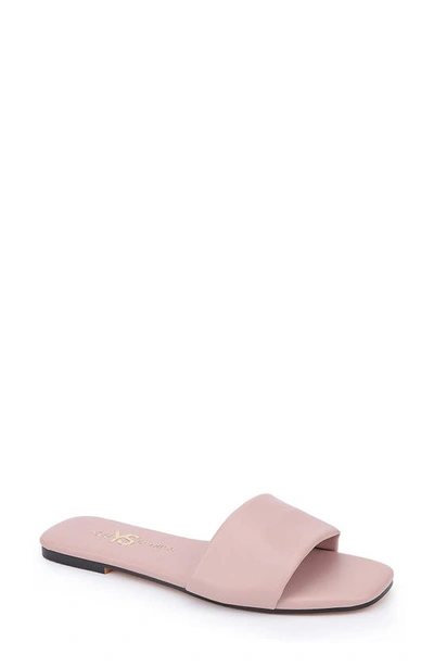 Yosi Samra Renee Slide Sandal In Pink