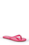 Yosi Samra Rivington Flip Flop In Hot Pink