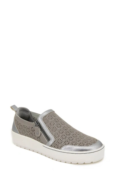 Jambu July Side Zip Sneaker In Grey/ Gunmetal