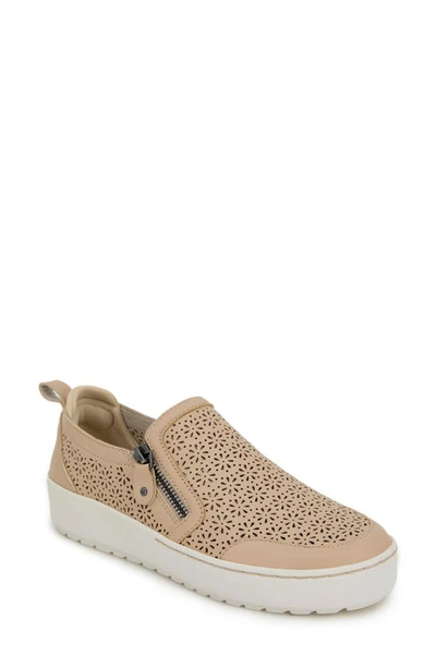 Jambu July Side Zip Sneaker In Nude