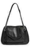 Aimee Kestenberg Medium All For Love Leather Satchel In Black With Nile Studs