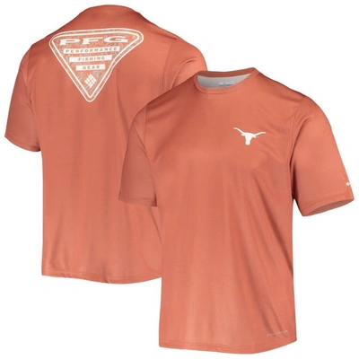 Columbia Texas Orange Texas Longhorns Terminal Tackle Omni-shade T-shirt