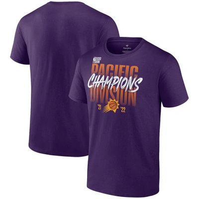 Fanatics Branded Purple Phoenix Suns 2022 Pacific Division Champions Locker Room T-shirt