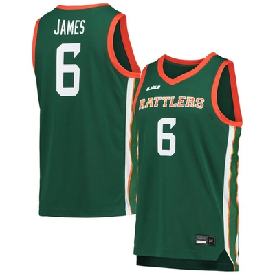 Nike X Lebron James Green Florida A&m Rattlers Replica Basketball Jersey
