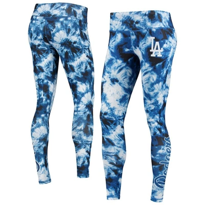 Foco Royal Los Angeles Dodgers Tie-dye Leggings