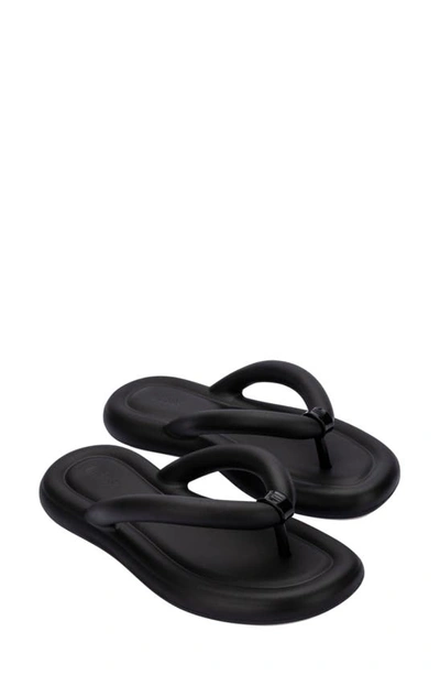 Melissa Free Water Resistant Flip Flop In Black