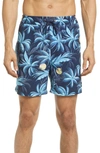 Hurley Cannonball Volley Swim Trunks In Obsidian