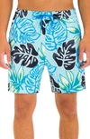 Hurley Cannonball Volley Swim Trunks In Aura Green
