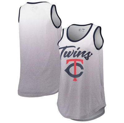 G-iii 4her By Carl Banks Women's  White Minnesota Twins Logo Opening Day Tank Top