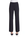 Lafayette 148 Classic Stretch Wool Trousers In Shale