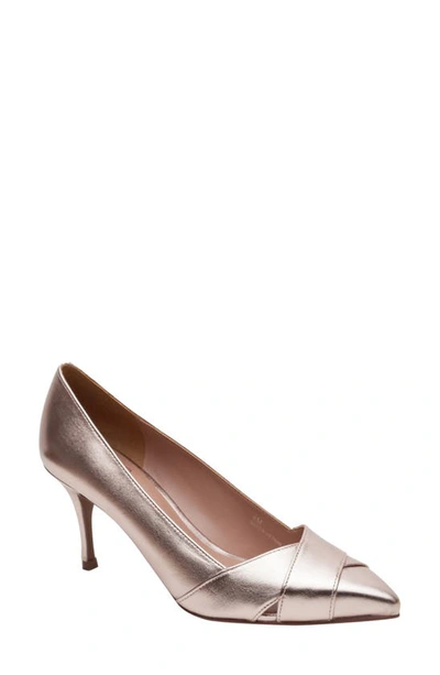 Linea Paolo Palos Pointed Toe Pump In Rose Quartz