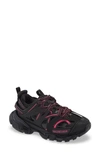 Balenciaga Track Sneaker In Black/ Fluo Pink