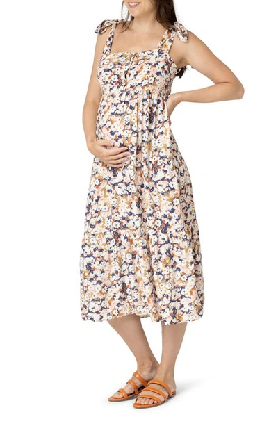 Nom Maternity Ana Floral During & After Dress In Bloom