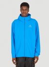 Arc'teryx Atom Lt Fleece-panelled Padded Tyono 20 Hooded Jacket In Blue