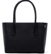 Dagne Dover Signature Classic Coated Canvas Tote In Onyx