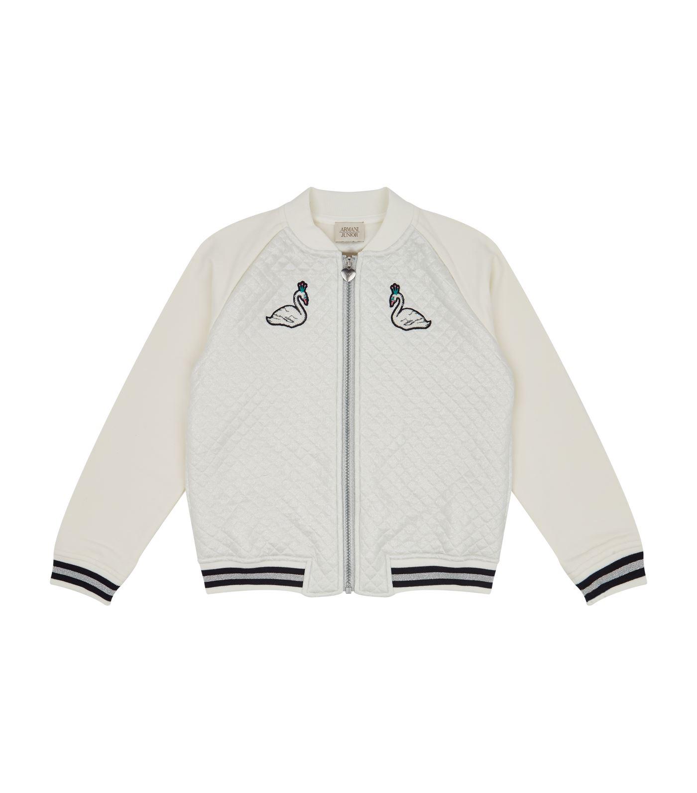 armani sweatshirt white