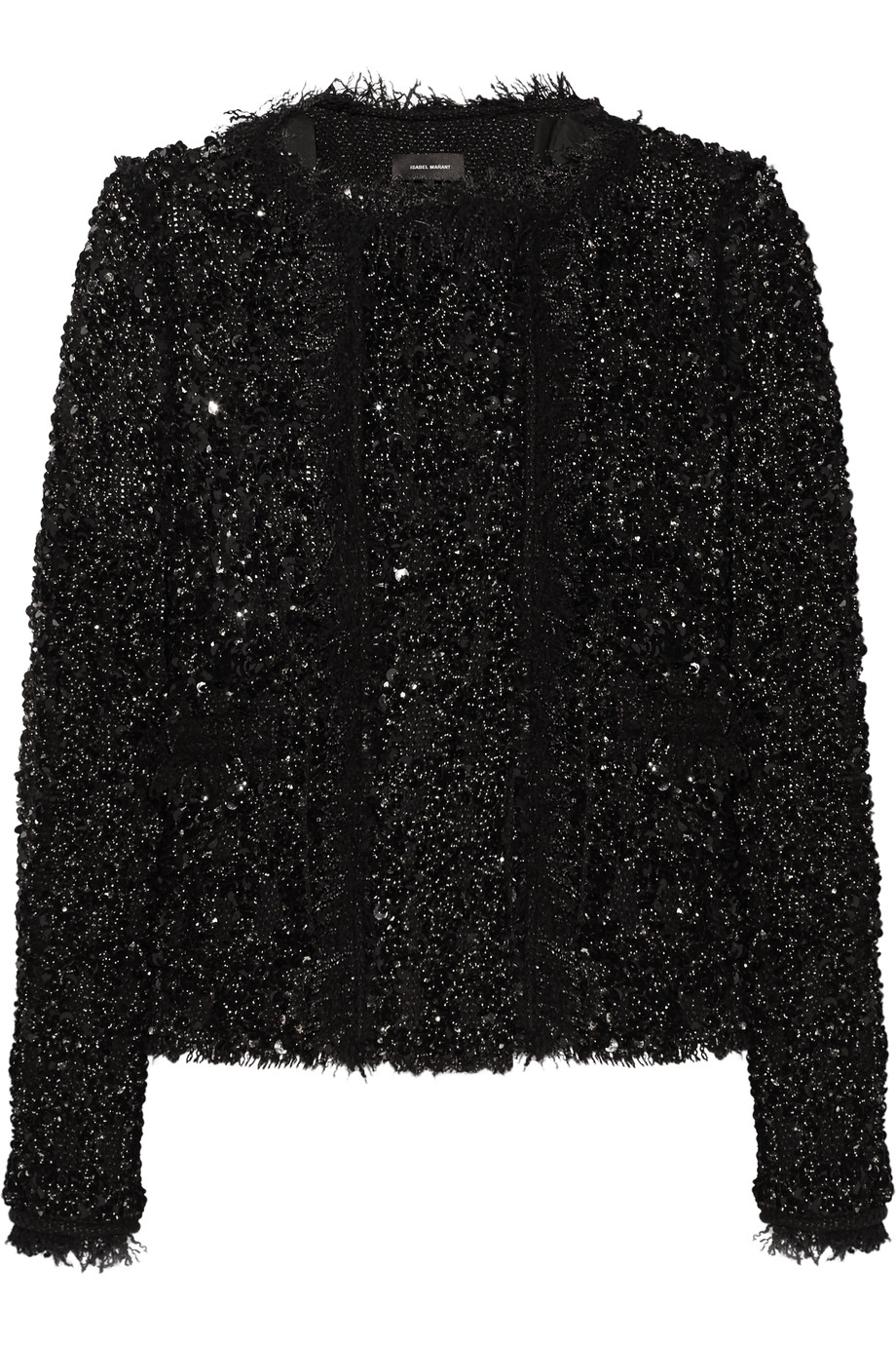 Isabel Marant Hervey Sequined Cotton-blend Jacket | ModeSens