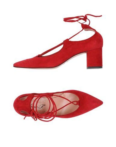 Anna F. Pump In Red