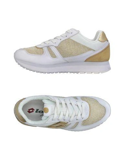 Lotto Leggenda Sneakers In Gold