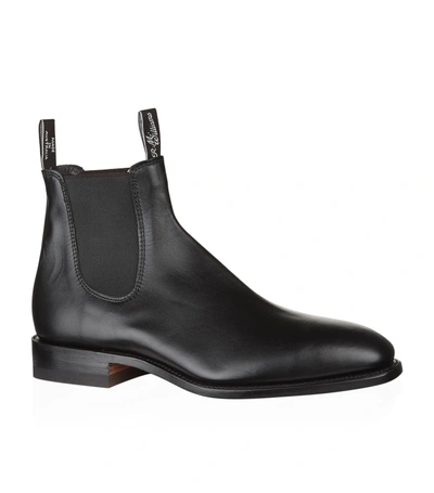 R.m.williams Yearling Leather Boots In Black