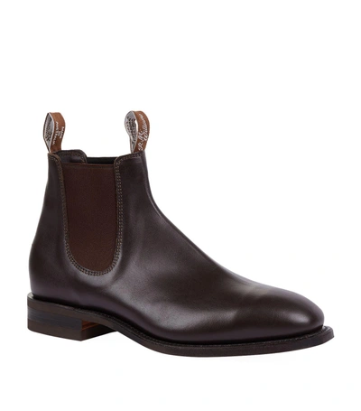R.m.williams Yearling Leather Boots In Brown