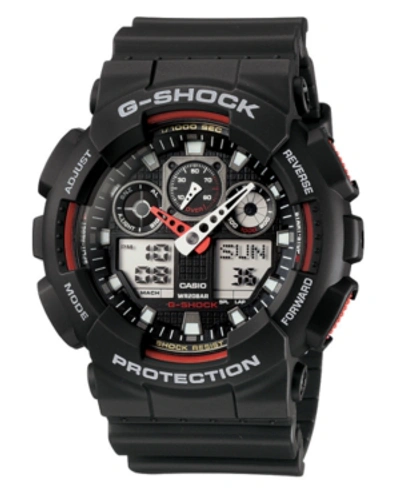G-shock Men's Analog Digital Black Resin Strap Watch Ga100-1a4