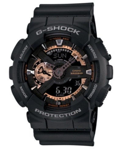 G-shock Men's Analog Digital Black Resin Strap Watch 51x55mm Ga110rg-1a