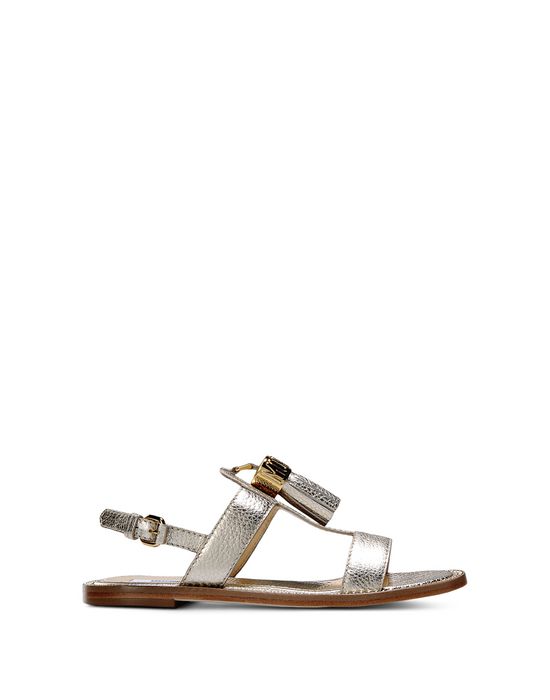 Moschino Sandals In Platinum | ModeSens
