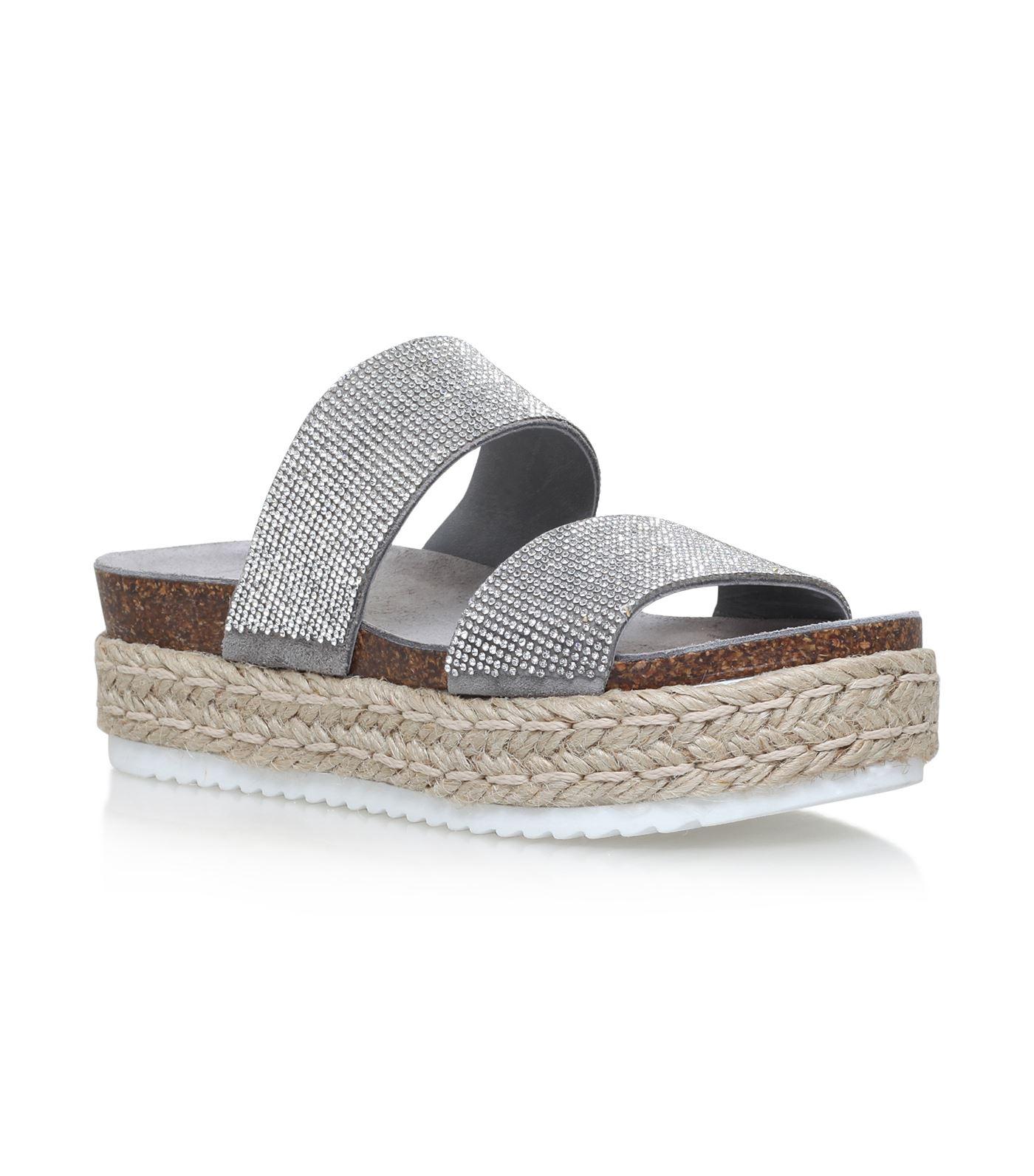 carvela grey sandals