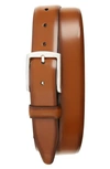 Allen Edmonds Midland Ave. Leather Belt In Walnut