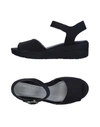 Ruco Line Sandals In Black