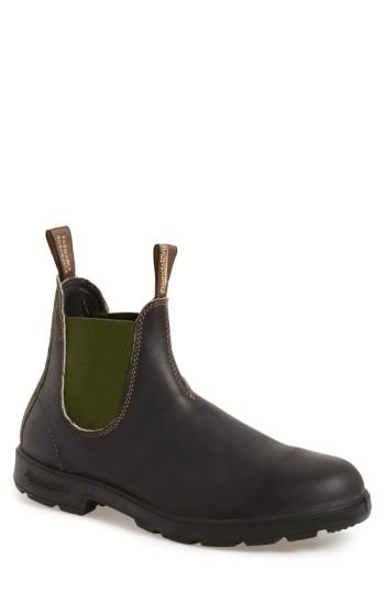 blundstone stout brown olive