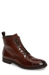 To Boot New York Bondfield Cap Toe Boot In Brown Leather