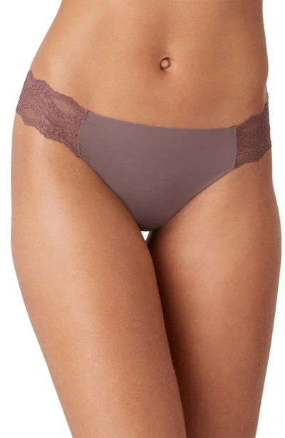 B.tempt'd By Wacoal B.bare Thong In Peppercorn