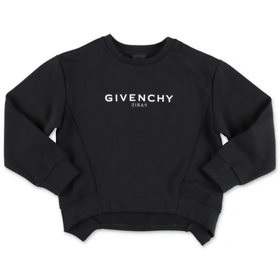 Givenchy Kids' Girls Black Cotton Sweatshirt