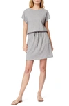 C&c California Barbara Dolman Sleeve Pocket Jersey Dress In Med. Grey Heather