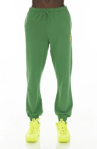 Cult Of Individuality Core Slim Sweatpants In Green