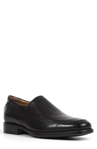 Geox Federico 9 Venetian Slip-on In Black Leather