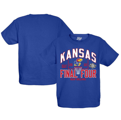Blue 84 Kids' Basketball Tournament March Madness Final Four T-shirt In Royal