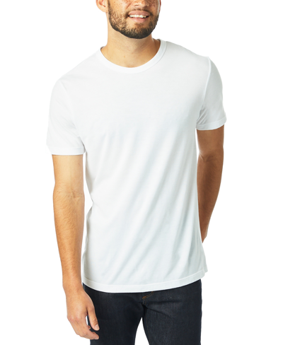 Alternative Apparel Men's Hanes Originals Cotton Short Sleeve T-shirt In White