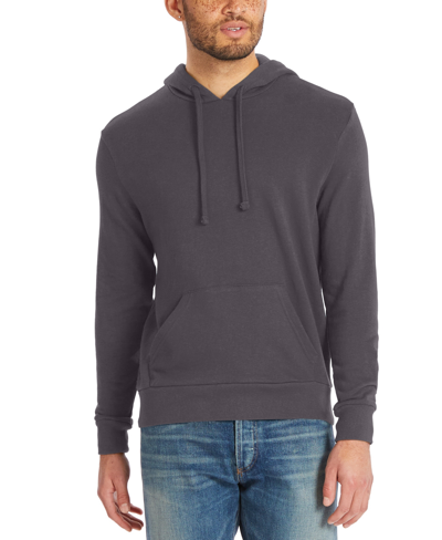 Alternative Apparel Men's Washed Terry The Champ Hoodie In Dark Gray