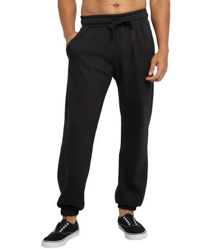 Alternative Apparel Men's Hanes Originals Fleece Jogger With Pockets Sweatpants In Black