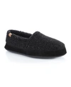Acorn Moc Slipper In Black Berber