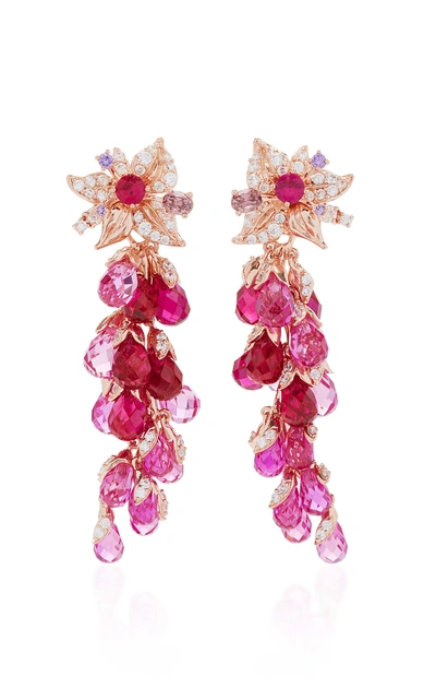 Anabela Chan Exclusive: Ruby Coralbell Earrings In Pink
