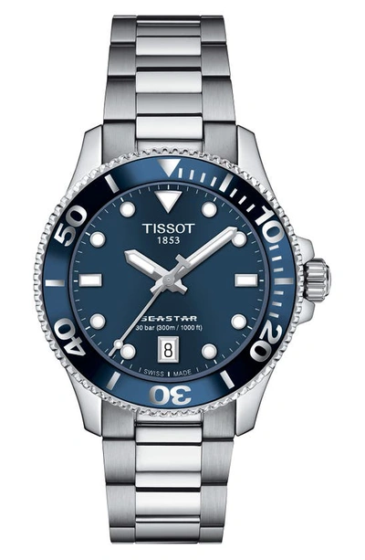 Tissot Seastar 1000 Bracelet Watch, 36mm In Grey