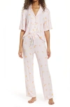 Bp. Sleepy Head Pajamas In Pink Snow Fruity Fruit