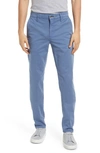 Rag & Bone Fit 1 Stretch Cotton Twill Skinny Chinos In Linen Blue